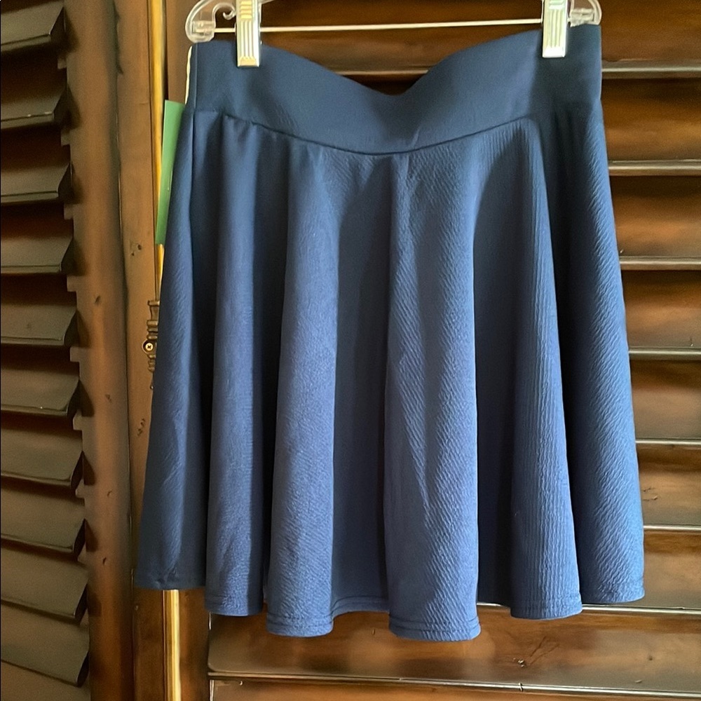 Urban Coco NWT Skater Skirt Navy Small swing - Picture 5 of 5